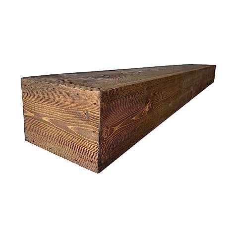 STRIX IND Deep Custom Length Mantle | Choose Your Own Length Mantel Shelf | Custom Built in USA | Custom Floating Shelf | Long Shelf for Fireplace (8" Deep, Custom Length) Cover