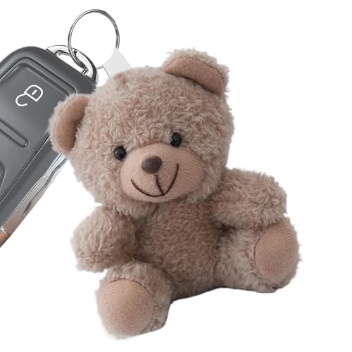 Charm para bolso de animal de peluche,Colgante para bolso de peluche de oso,Colgante decorativo para bolso - colgante suave de 5 pulgadas para mochila de bolso, muñeca de peluche, de llavero decorativ