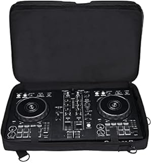 Janjunsi DJ Controller Storage Case Kompatybilny z Pioneer DDJ-400/DDJ-FLX4/DDJ-SB3/Roland DJ-202 - Torba do Przenoszenia Miksera DJ, z Paskiem na Ramię