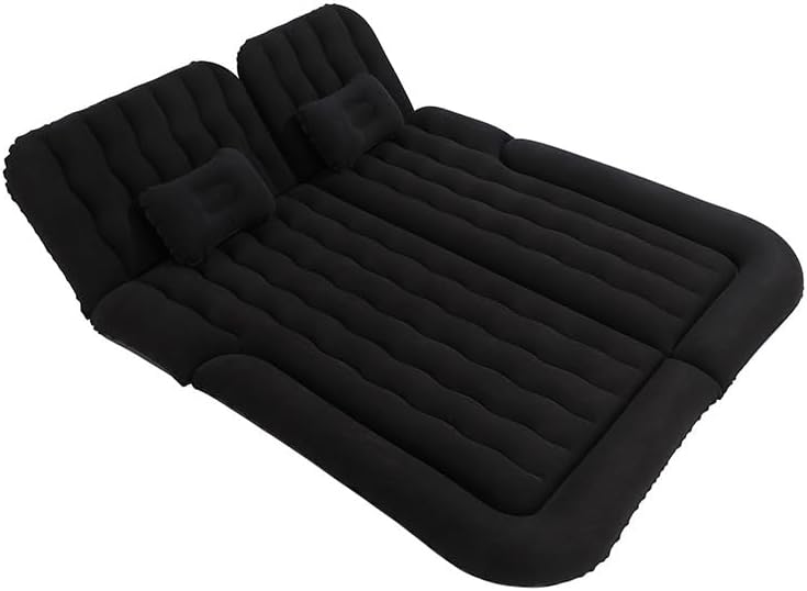Car Air Mattress with Car Air Pump 2 Pillows for Mercedes-Benz A-Class/B-Class/C-Class/E-Class/S-Class, Comfortable Durable, for Camping, Hiking, Trip and Other Outdoor Activities,B Black