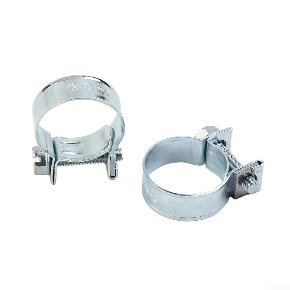 Mini fascette stringitubo acciaio al carbonio 20-22 mm per tubo carburante benzina diesel aria