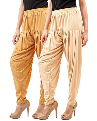 Image of Buy That Trendz Women's Viscose Dhoti Patiyala Salwar Harem Bottoms Pants