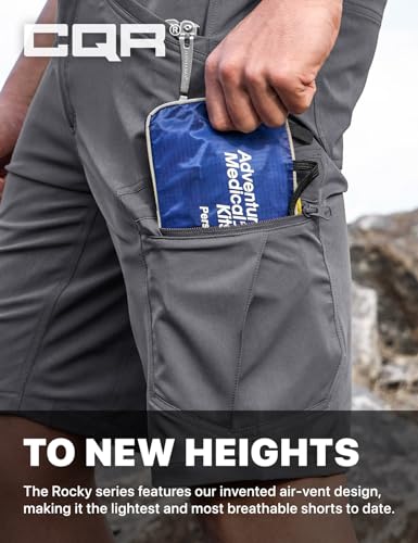 Cqr TXS204 Men'S Hiking Cargo Shorts, Quick Dry Stretch Tactical Outdoor Shorts thumb #6