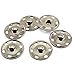 RuiLing 30 Sets 15mm Copper Sew on Snaps Buttons Press Button Fasteners Gun Black Color for Clothing,Hat,Bag,Jackets,Jeans,Shirts,Windbreakers