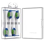 Toothbrush Heads Cover - Enerfort Travel Brush Head Protector Storage Case for Oral B or Philips Electric Toothbrush Heads, 1PC, Transparent