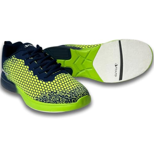 Image of Pyramid Men's Path Lite Seamless Mesh Bowling Shoes - Lightweight Seamless Design, Athletic Fit, Breathable Knit Upper, Universal Slide Soles