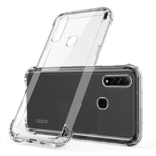 Image of COVERBLACK Rubber Back Cover for Oppo A31 - CPH2015 - Transparent