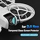 Lemxiee 3 Stück für DJI Neo Panzerglas Kamera Schutzfolie,HD Anti-Scratch Einteilige Temperglas Linsenschutzfolie für DJI Neo zubehör (2024)