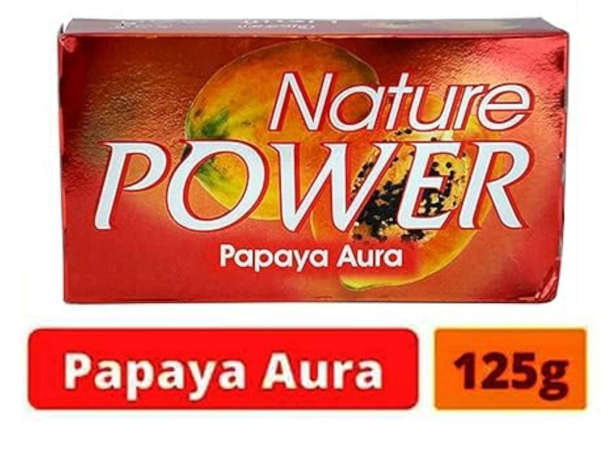 Nature Power Papaya Aura Beauty Soaps, Pack of 6