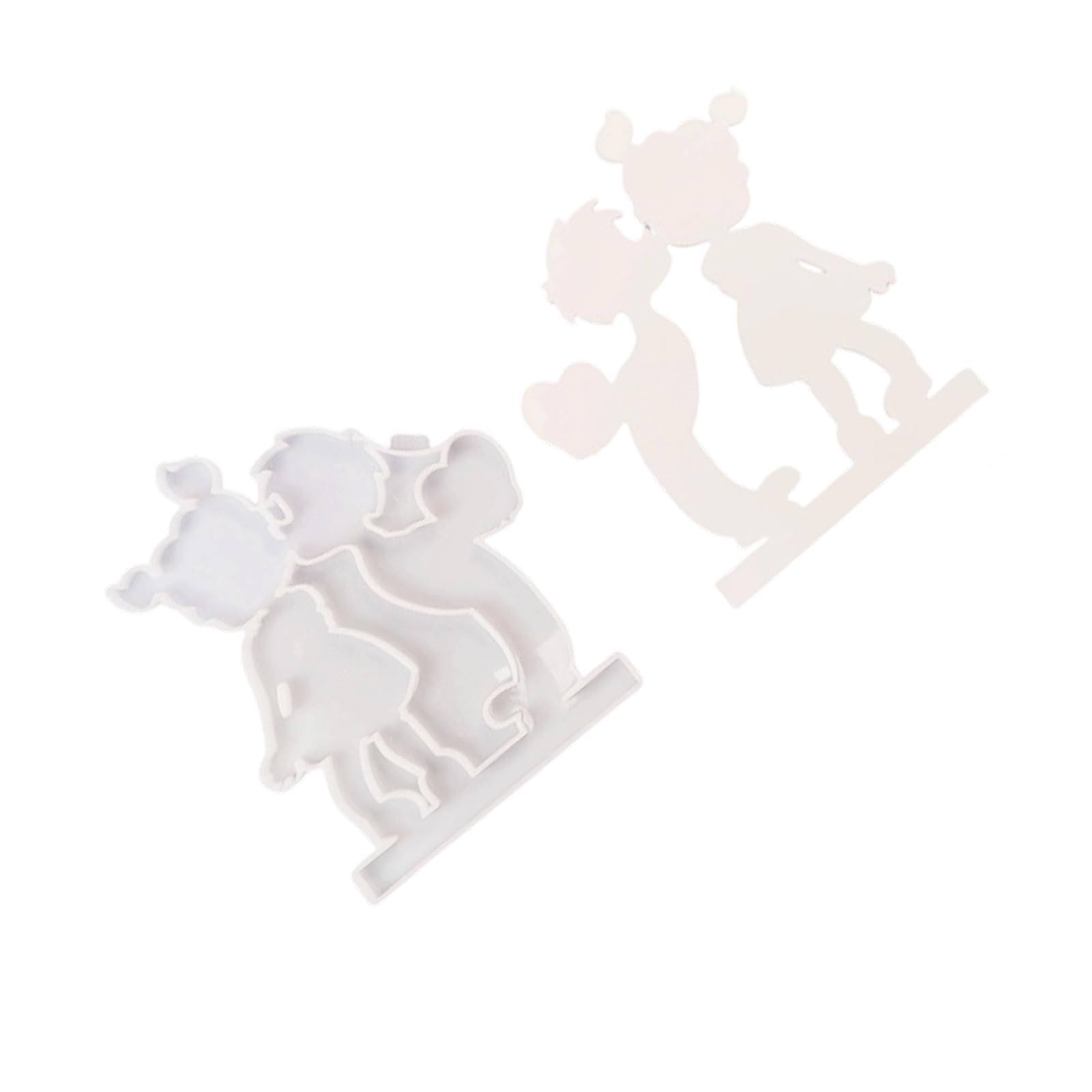 Osniyaw Boys Multicolor Reusable Silicone Mould For Girls Resin Figures Cement Plaster Home Decoration Art Tool Decorative Miniature Silicone Mould