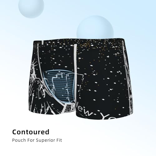 Boys' Cotton Boxer Brief Soft Underwear-New York City14