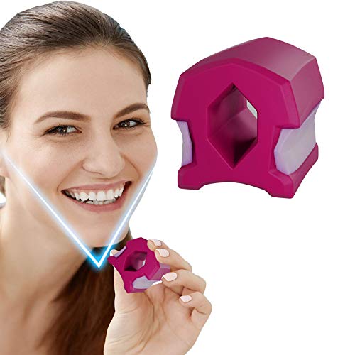 Jaw and Face Exerciser, Facial Exercise Ball-Redefine the Line of the Jaw and Stay Young and Confident (Rose red)