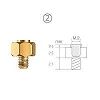 Vista 6 de Kit de tornillos SSD M.2 para placas base ASUS (20 piezas)