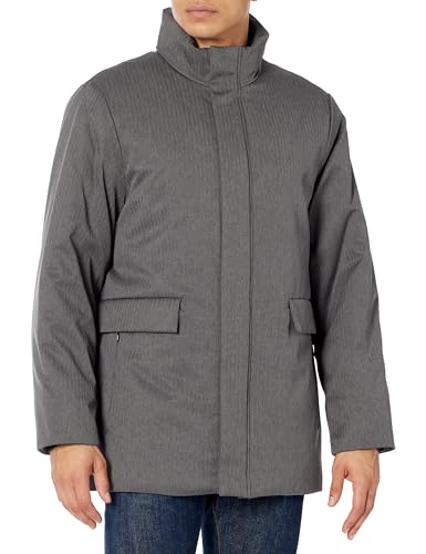 DKNY Mens Padded Straight Coat