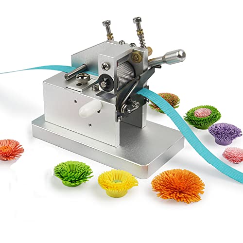 HYQNG Machine Manuelle de Quilling de Papier, Machine à Rouler Le Papier à Pompons d'art de Papier, Fabricant de Fleurs de Papier de Rouleau de Fleur de Papier frangé coloré Fait à la Main 3D Cover
