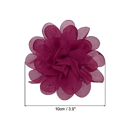 PATIKIL 3.9" Chiffon Flowers - Image 2