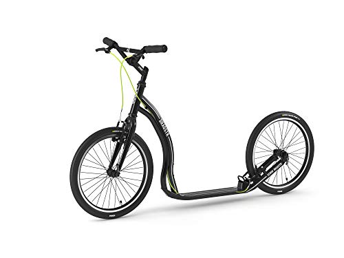Yedoo Dragstr - Patinete de hasta 150 kg, con neumáticos inflables 20/20 - Adultos con manillar ajustable