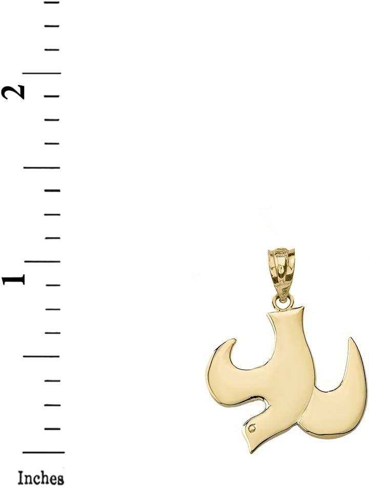 Religious Jewelry Descending Holy Spirit Dove Charm Pendant - Image 2