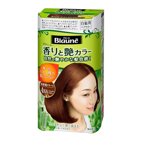 Kao Blaune Fragrant And Gloss Color Cream 4NA Natural Brown