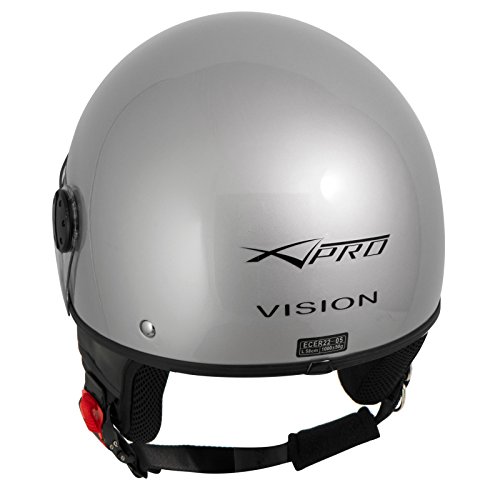 Casco Jet Demi Scooter Moto Omologato ECE 22