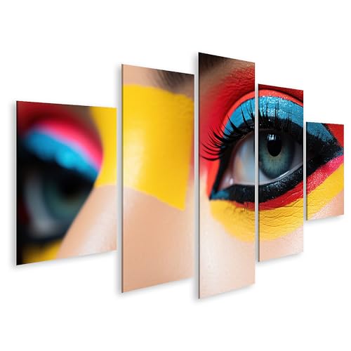 Image sur toile close up femme s oeil maquillage artistique