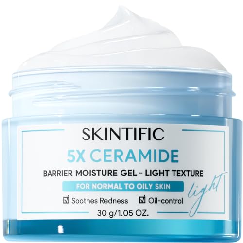 SKINTIFIC 5X Ceramide Repair Gel for Sensitive Skin-Light Texture,30g