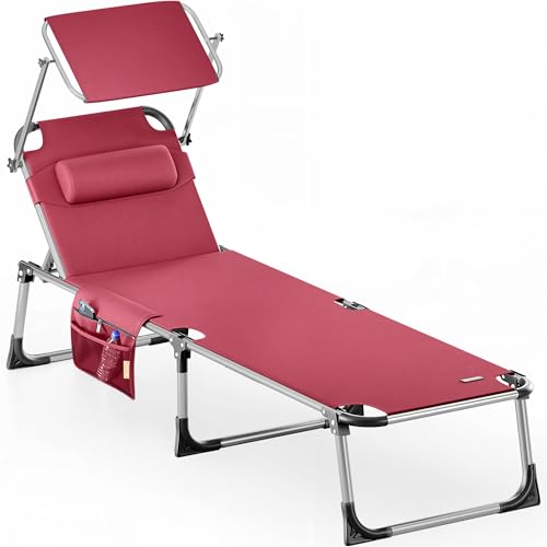 CASARIA   Tumbona Playa Plegable 180Kg Silla