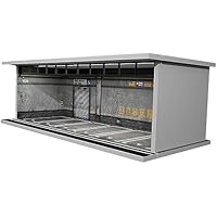 Fonowx Vitrina de Coche Modelo Fundido a Escala con Luces,