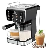 MisterChef® Café Luxe Multi-Capsule Espresso & Coffee Machine – 20-Bar Pump – Compatible with Nespresso® & ESE Pods – Built-In Milk Frother for Cappuccino & Latte – UK Plug