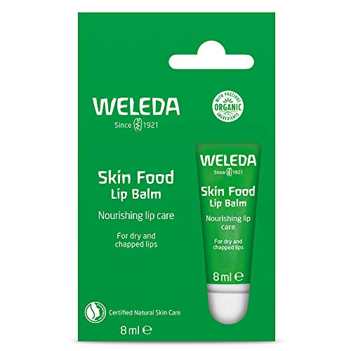 Weleda Skin Food Lip Butter, 0.27 Ounce, Plant Rich Moisturizing Lip Care With Sunflower Seed Oil, Chamomile And Calendula #TOP1