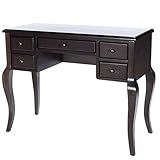 Butler Specialty Company Alicia 5 Drawer Writing Desk or Vanity - Dark Brown