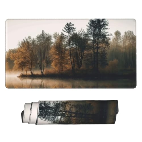 Tapis de souris de jeu avec base en caoutchouc antidérapant et surface de précision 40,6x74,9 cm