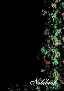 Notebook 7x10" black & green: Notebook size 7x10”. 100page