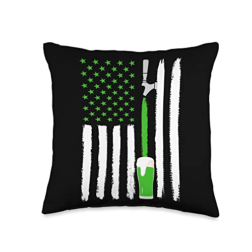 Beer Threads Co. Throw Pillow
