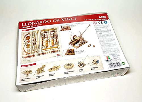 Catapulte Leonardo Da Vinci Italeri 3105 maquette ludique pour apprendre la physique