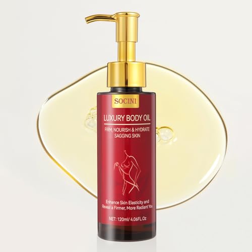 Body Firming Oil-Luxury Body Oil for Crepe Skin Glow&Silky Remedy for Women Tightening & Hydrating Treatment for Arms Legs Stomach Natural Lightweight Non-Greasy Formula for Dry Skin 4.06 FL OZ
