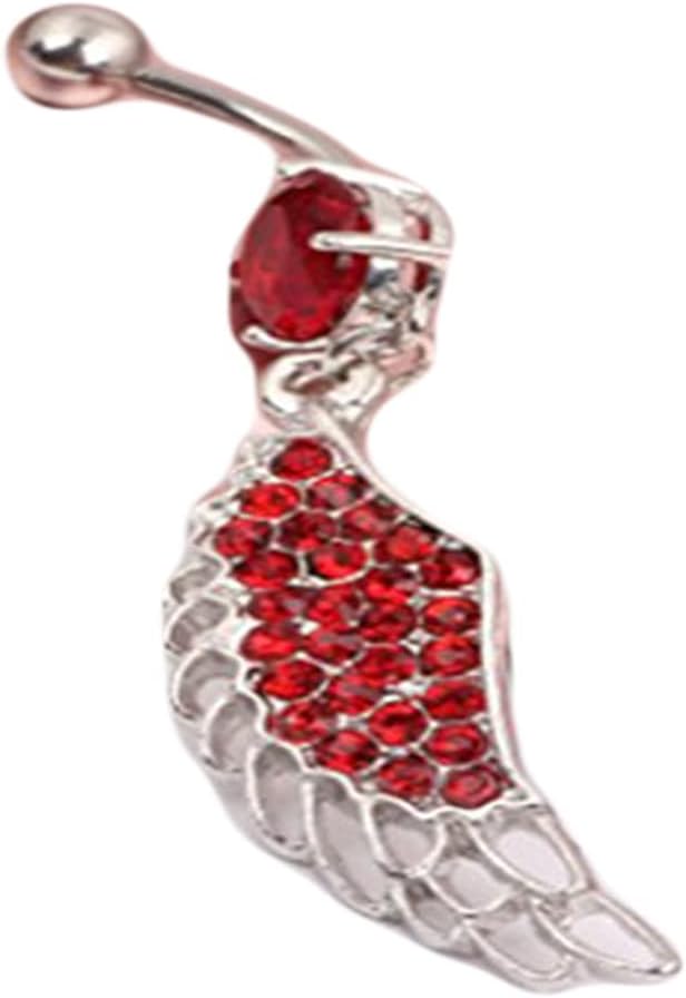 Meteor Shower Belly piercing wings, body piercing belly button, belly dance accessories,