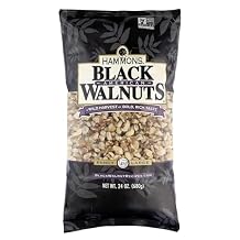 Hammons Fancy Large Black Walnuts -Wild Harvested - Non-GMO - Gluten-Free - High Protein - Keto Snack - Nuts for Cooking and Baking - 24oz