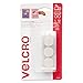 Velcro Removable Hook & Loop Fasteners, 5Ft Tape & 12 Coins (7/8"), White
