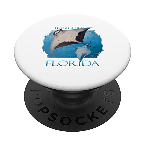 Flagler Beach, Florida, mantarrayas, océanos, rayas marinas PopSockets PopGrip Intercambiable