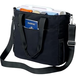 Tote Bag for Women, Carry on Bag, Large Shoulder Bag with Strap, Top Handle Handbag for Shop, Gym, Travel, Work