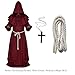 LHJ Friar Medieval Hooded Monk Renaissance Priest Robe Costume Cosplay