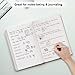 Comix Lined Journal Notebook for Women Men, Journaling Notebooks for Office School Home, Pink, 240 Pages, 5.5