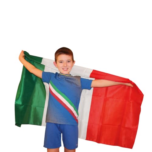 ODS - Sunday, Championswürfel, Fußball Metropolitan, inklusive 4 Zapfen, Transporttasche 40 x 32 cm, Flagge Italien, Geschenkidee für Fußballfans, Altersempfehlung +3 Jahre