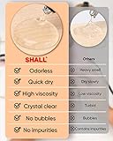 SHALL Full Size Hot Glue Sticks, 0.43” Dia x 8” Long(11mm x 200 mm)70-Pack Clear Hot Melt Glue Gun Sticks for All-Temp Glue Guns, Multipurpose DIY Art, Craft Sealing, Restoration, Holiday Decorationn - Image 5