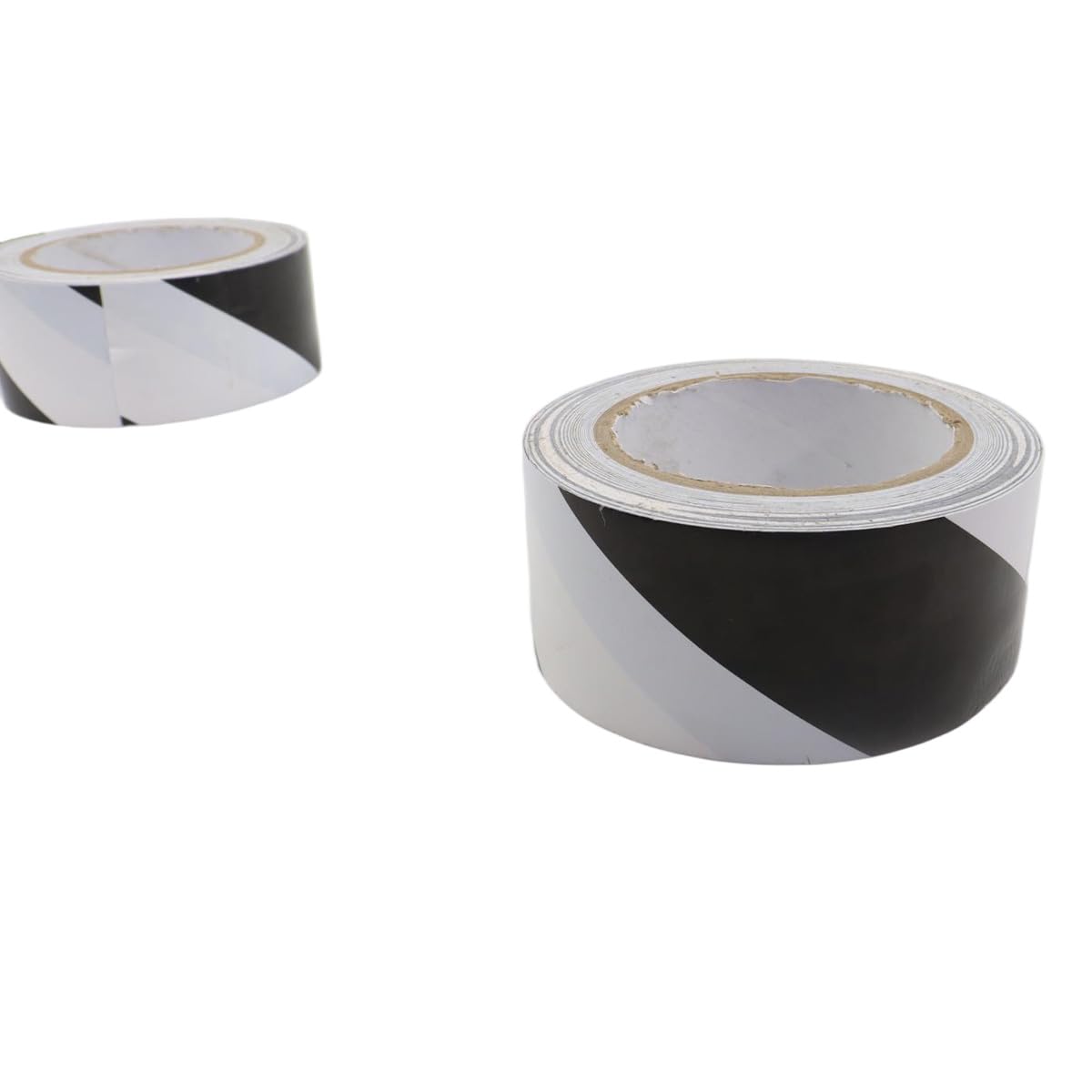 Ludom Lot de 3 rubans d'avertissement en PVC - Noir et blanc - Pour le marquage des sols, des murs, des tuyaux et des appareils