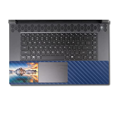 Image of MightySkins Carbon Fiber Skin Compatible with Alienware M17 R5 (2022) Full Wrap Kit - ICY Lake | Protective, Durable Textured Carbon Fiber Finish | Easy to Apply & Change Styles | Made in The USA