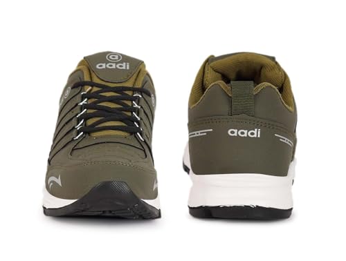 Image of AADI Men's Comfortable Lightweight Synthetic Leather Running, Walking & Gym Casual Sports Shoes