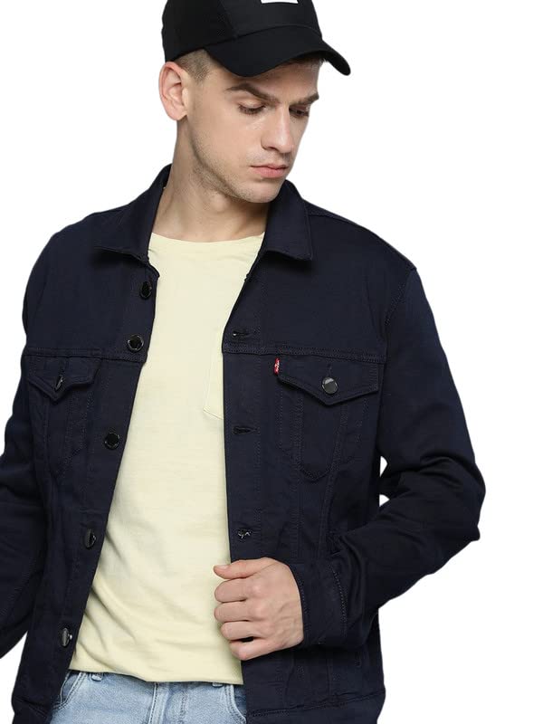 Buy Levi's Men's ALine Coat (A26670000_Dark Indigo_S) at Amazon.in