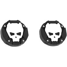 DOBE FOMIS ELECTRONICS 3D Skull PS5/PS4/PS3/Xbox One/Series X/Series S ile Uyumlu 3D Analog Silikon Koruyucu, Siyah, 4 Adet